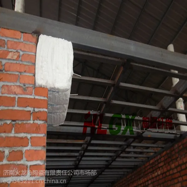 济南火龙砖厂隧道窑吊顶用硅酸铝模块，陶瓷纤维模块，陶瓷纤维硅酸铝毯