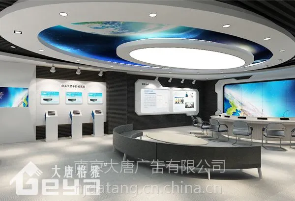 展厅设计效果图,展览展示设计制作厂家,南京展柜厂