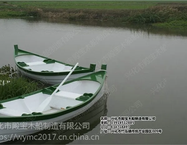 泰州木船制造厂家供应2018新款欧式手划船 景区观光木船 情侣船