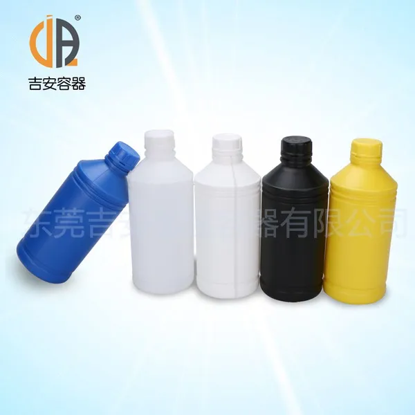 HDPE药用1L溶剂瓶 耐腐蚀酸碱 化工包装1000ml塑料瓶