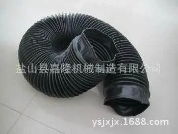 嘉隆厂家直供气动液压设备防护罩 橡胶丝杆式圆筒防护罩