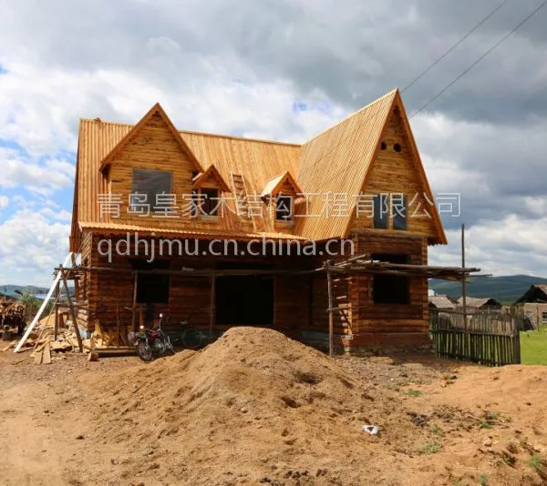 青岛木结构房屋建筑 木结构房 厂家木屋建筑设计 移动木屋
