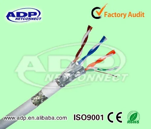 超五类独对屏蔽性网线 CAT5E 24AWG网络线 奥德普厂家生产