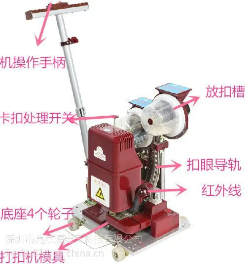 喷绘布电动打扣机 广告布灯箱布鸡眼机打扣机 文诚牌冲孔机
