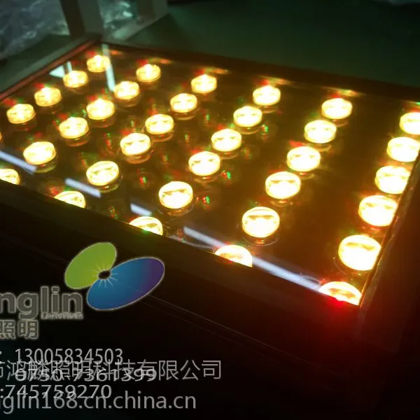 供应LED投光灯/36W黄光投光灯/鸿麟照明墙面打光灯