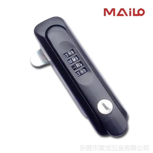密码锁 机械密码锁 ML1-010-2安全密封防水黑亚光工业用密码锁