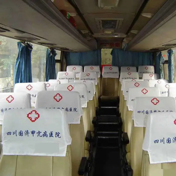 汽车广告头套定做 大巴车客车座椅头枕套厂家定制 】