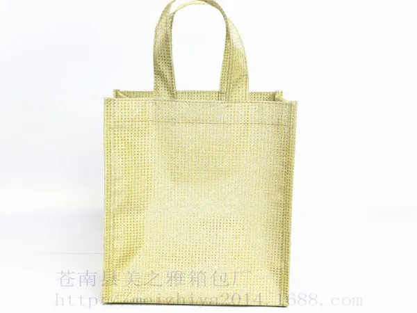 厂家直销供应无纺布袋 金葱膜袋 可爱迷你手提购物袋 礼品袋