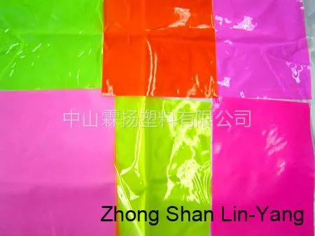 供应荧光膜荧光PVC膜PVC荧光膜塑料薄膜厂家批发