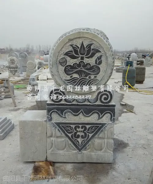 宁波石雕石鼓厂家,石头门墩价格,青石仿古门鼓石,青石门墩哪里有卖