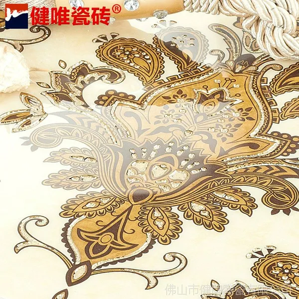 佛山抛晶砖 镀金抛金砖300*300 客厅瓷砖 室内墙砖