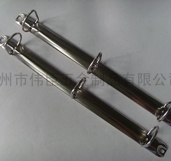 无手制 3孔圆形D形文件夹 活页资料夹 五金金属夹 280-3-25D/20