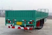 供应13米平板半挂车标准高低板半挂车价格上装多少钱