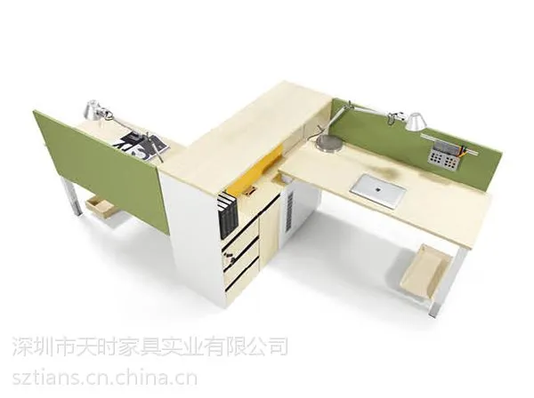 天时办公家具组合办公屏风桌