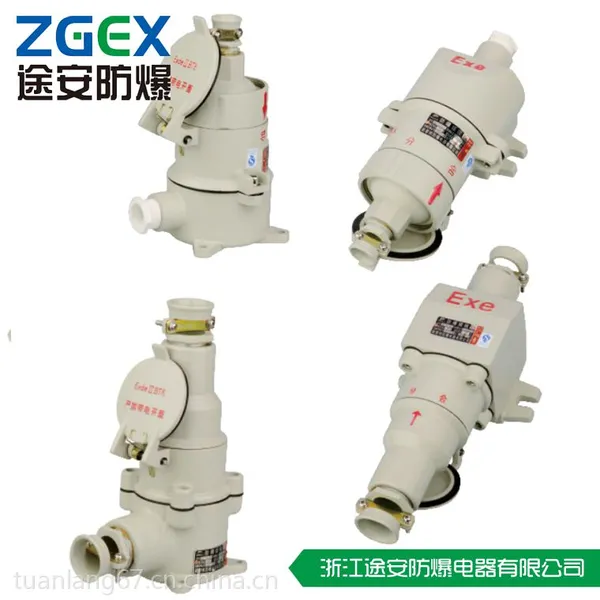 供应防爆插销 BCX81 63A 100A 防腐 四防 浙江途安防爆电器