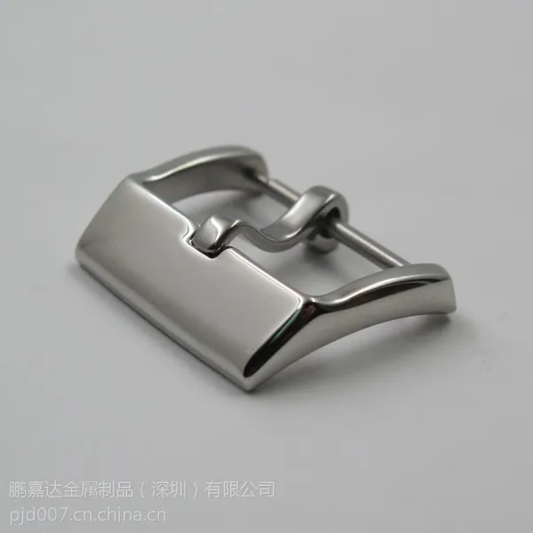 鹏嘉达批发手表配件20 22mm不锈钢高档金属皮带表扣定制(j704)