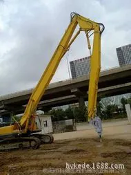 雷沃挖掘机FR370加长臂,20M拆楼机加长臂