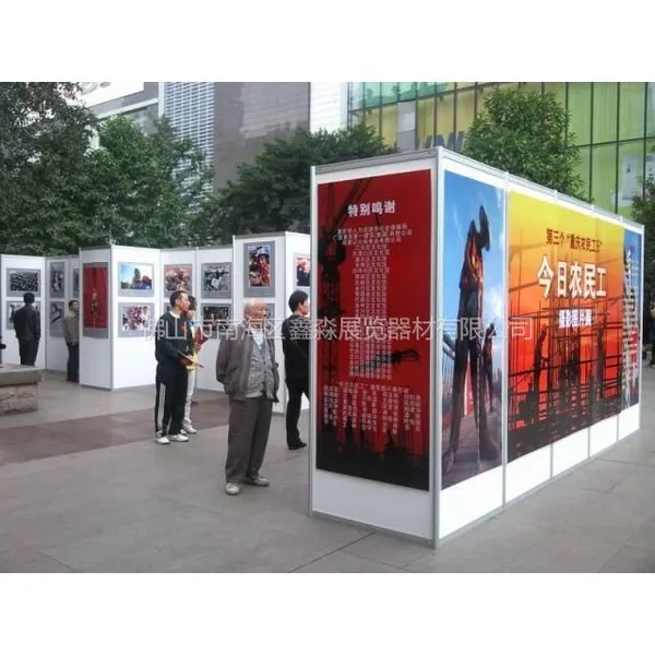 供应上海双面展板生产,八棱柱铝材,展览屏风,八棱柱展板,书画展板