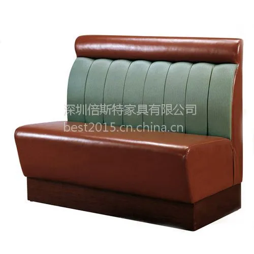 当季新品 欧式西餐厅软包卡座 现代时尚餐厅卡座 倍斯特家具定制