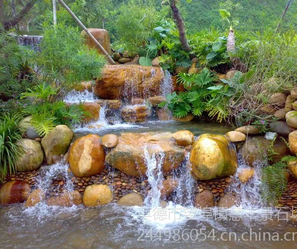 水族 鹅卵石 水冲石 千层 英德 黄腊石 大小型观景石 巨型景观石刻字安装 价格从优