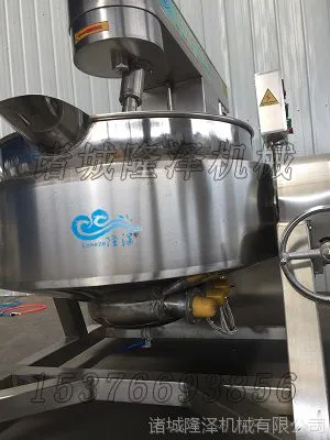 油辣椒生产设备松茸酱炒锅电加热可倾炒锅