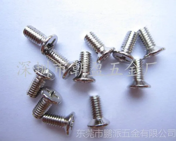 供应不锈钢国标GB819小螺丝，十字平头小螺钉，KM3*6