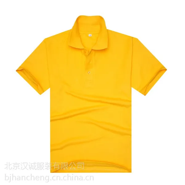 翻领polo衫定做,通州polo衫订做,提供刺绣印制logo汉诚服装厂