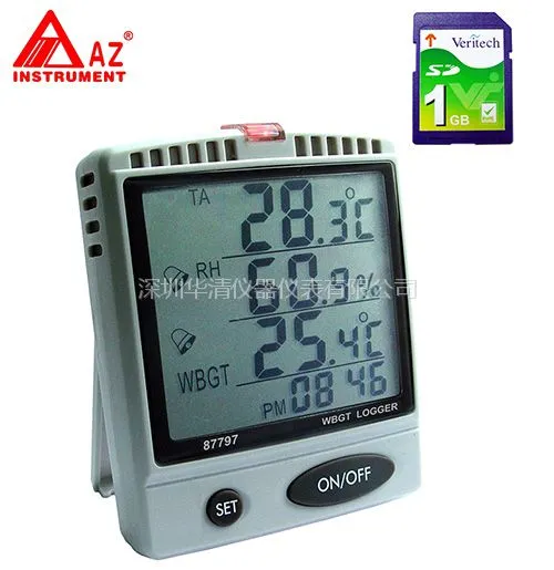 台湾衡欣 AZ87797 桌上型WBGT SD卡记录器