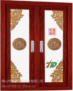 广东德勋厂家直销 德勋11号外平开防虫防盗纱窗 彩绘金刚网 价格洽谈
