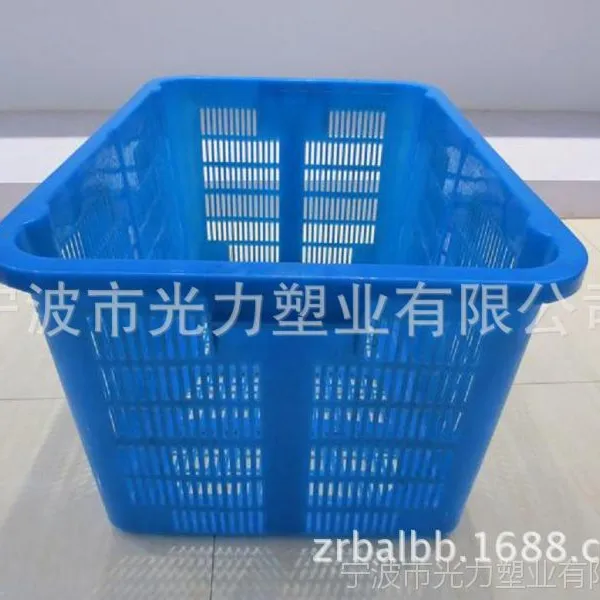 【宁波光力】直销青岛、济南、陕西塑料箱 塑料筐 670箩 塑料箩