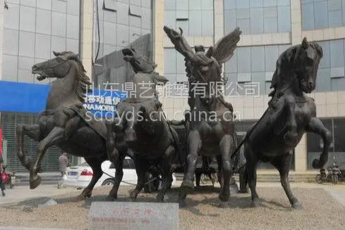 铸铜雕塑历史人物