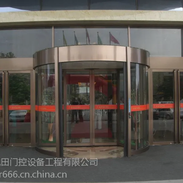 旋转门厂家 池田CHITIAN 自动旋转门供应-郑州驰田门控设备