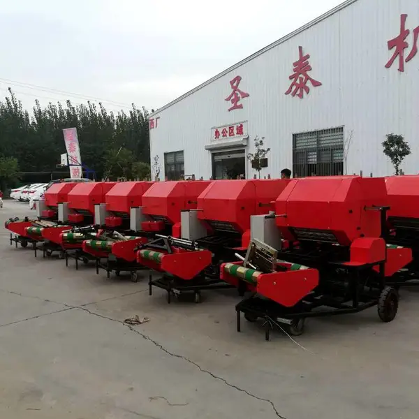3-5吨智能青贮饲料打包机 云南销售圣泰牌青贮打包机 ST5552A型
