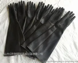 供应喷砂机专用防护手套,高耐磨大颗粒喷砂手套