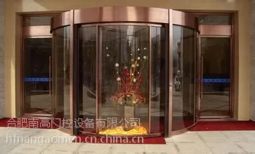 合肥多玛自动旋转门销售,松下感应门安装