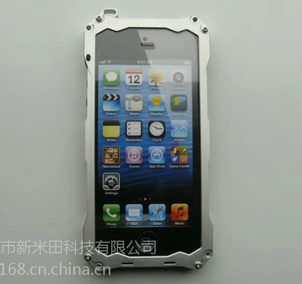 高达三防手机壳 iphone5金属三防保护套 防水 防摔