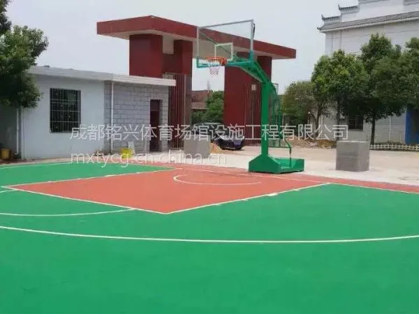 成都塑胶场地篮球场施工建设价格