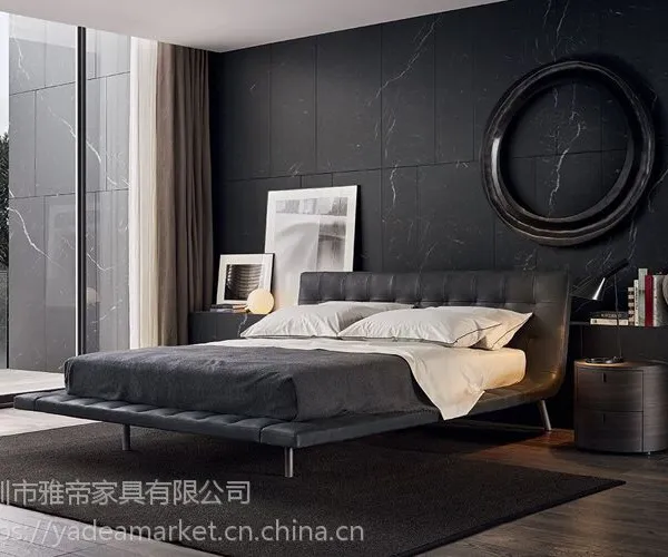 现代简约风格***双人床Onda bed