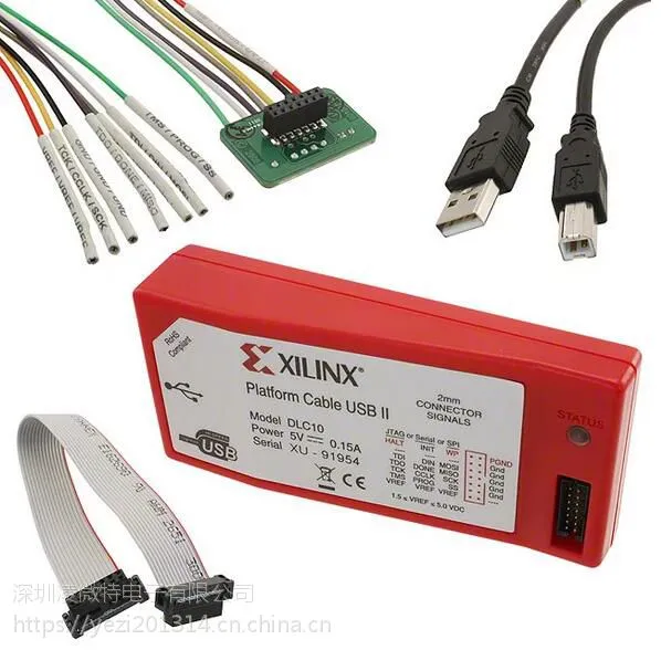 Xilinx platform cable usb������ HW-USB-II-G DLC10ԭװ����