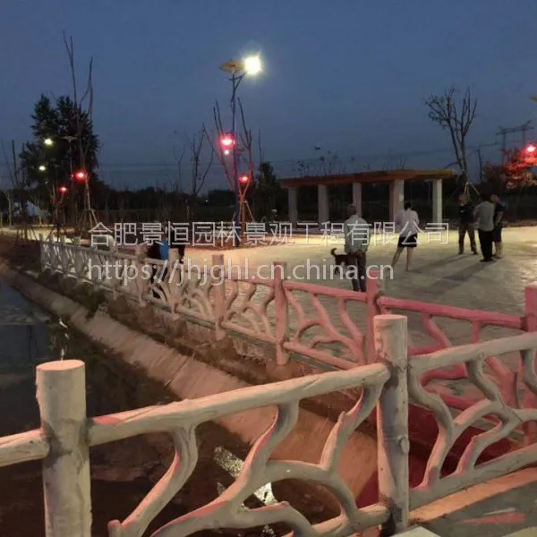 全国供应仿生态木FF-M护栏栏杆 仿原木 游步道 树杈 亲水平台 景观