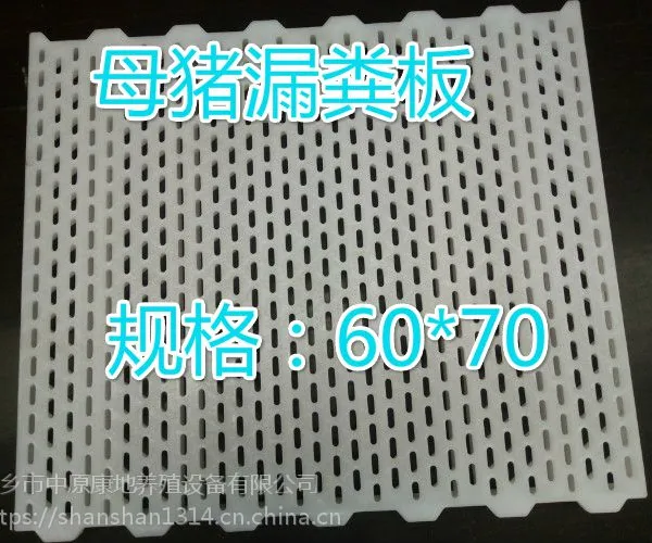 中原康地B-14白色纯料仔猪塑料漏粪板新料聚乙烯小猪保育产床漏粪地板养猪设备