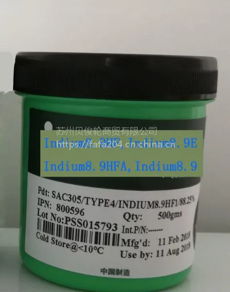 Indium8.9HF1/88.25%/SAC305/TYPE4