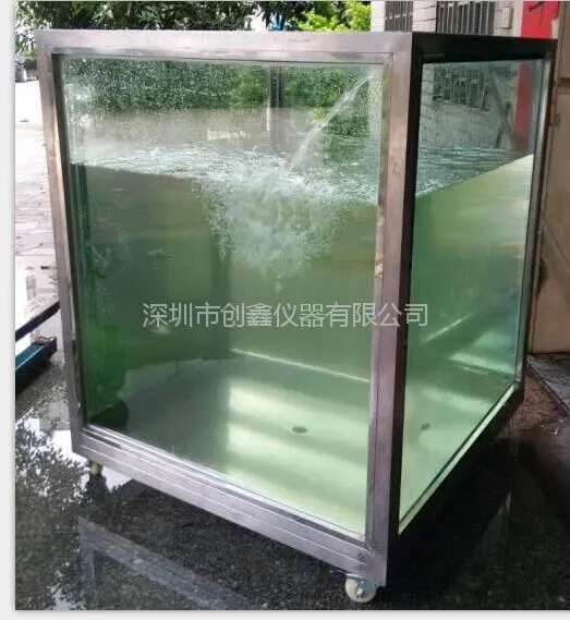 创鑫IPX7钢化玻璃结构浸水箱