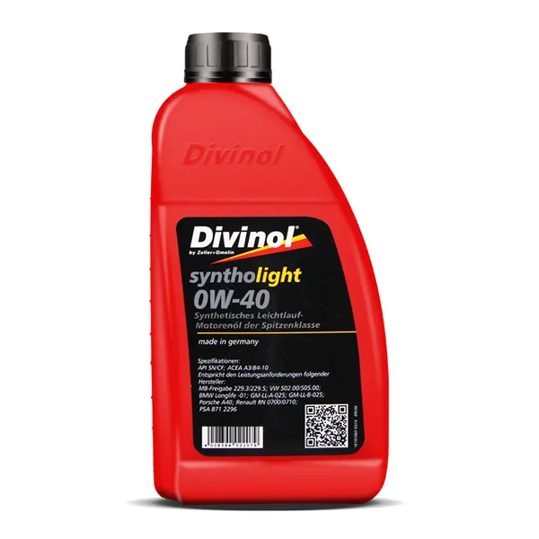 ������Divinol��0W-40 SN/CF ȫ�ϳɻ��� �¹�����ԭװ�������� 1L/5L