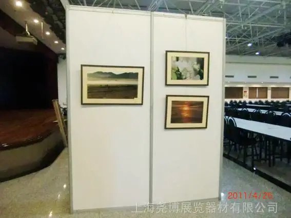 供应上海八棱柱书画展板 展架折叠展板 移动屏风 海报宣传广告展示架搭建租赁