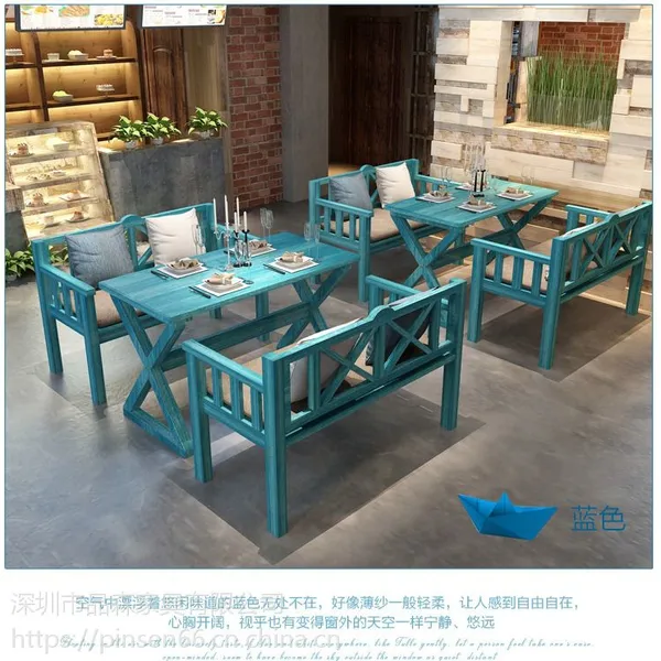 地中海西餐厅桌椅|火锅桌椅|深圳餐厅家具品森