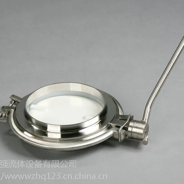 卡箍蝶阀 华强专业生产卫生级粉体蝶阀