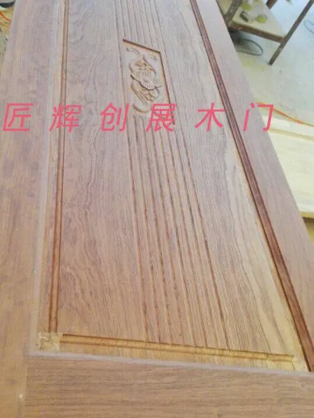 广东佛山木门厂生产巴西花梨原木实木门红木室内门