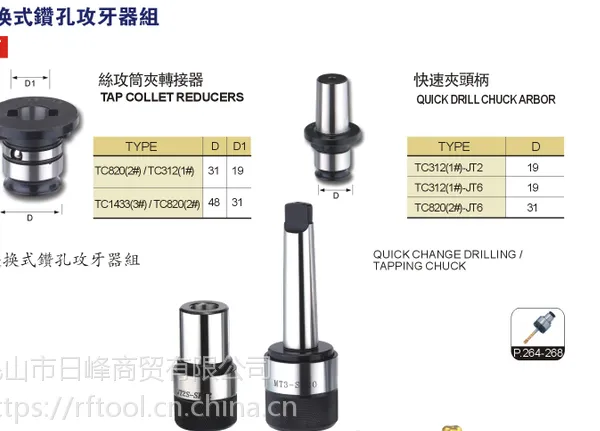 N 供应 台湾丸荣ACROW 快换式钻孔攻牙组SF