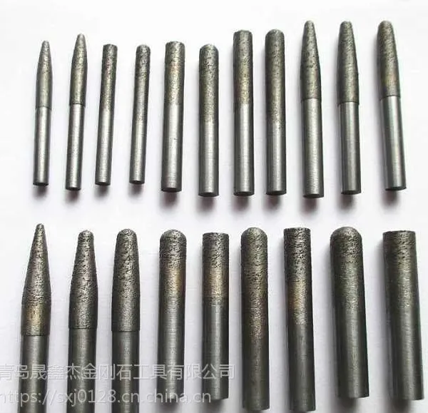 墓碑刻字刀厂家 锥形50度大理石雕刻刀 PCD雕刻刀